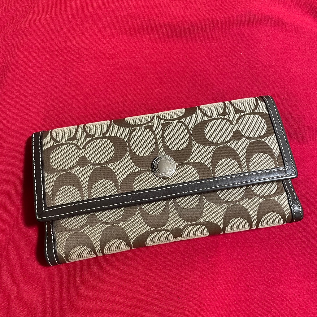 Coach Pattern Wallet